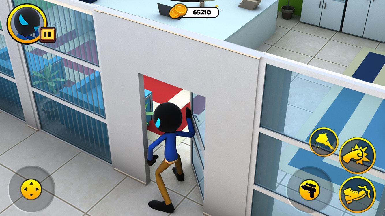 Stickman Dorm Exploration Esca Game Screenshot