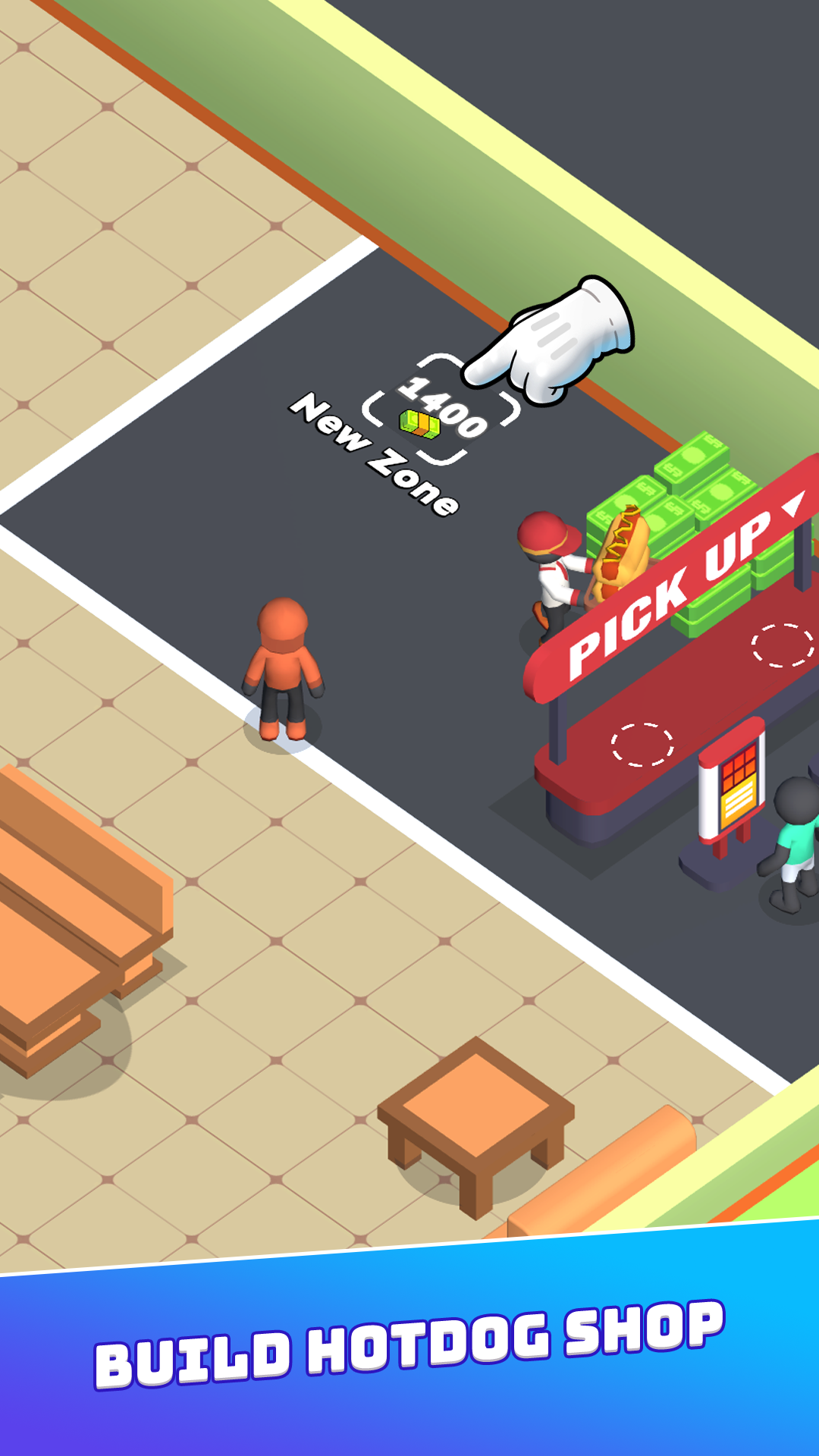 Hotdog Bitte: Idle Tycoon Game Screenshot