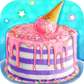 Ice Cream Cone Cake - Sweet Tr