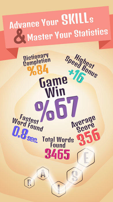 Chain of Letters - Online Word Puzzle Game Screenshot
