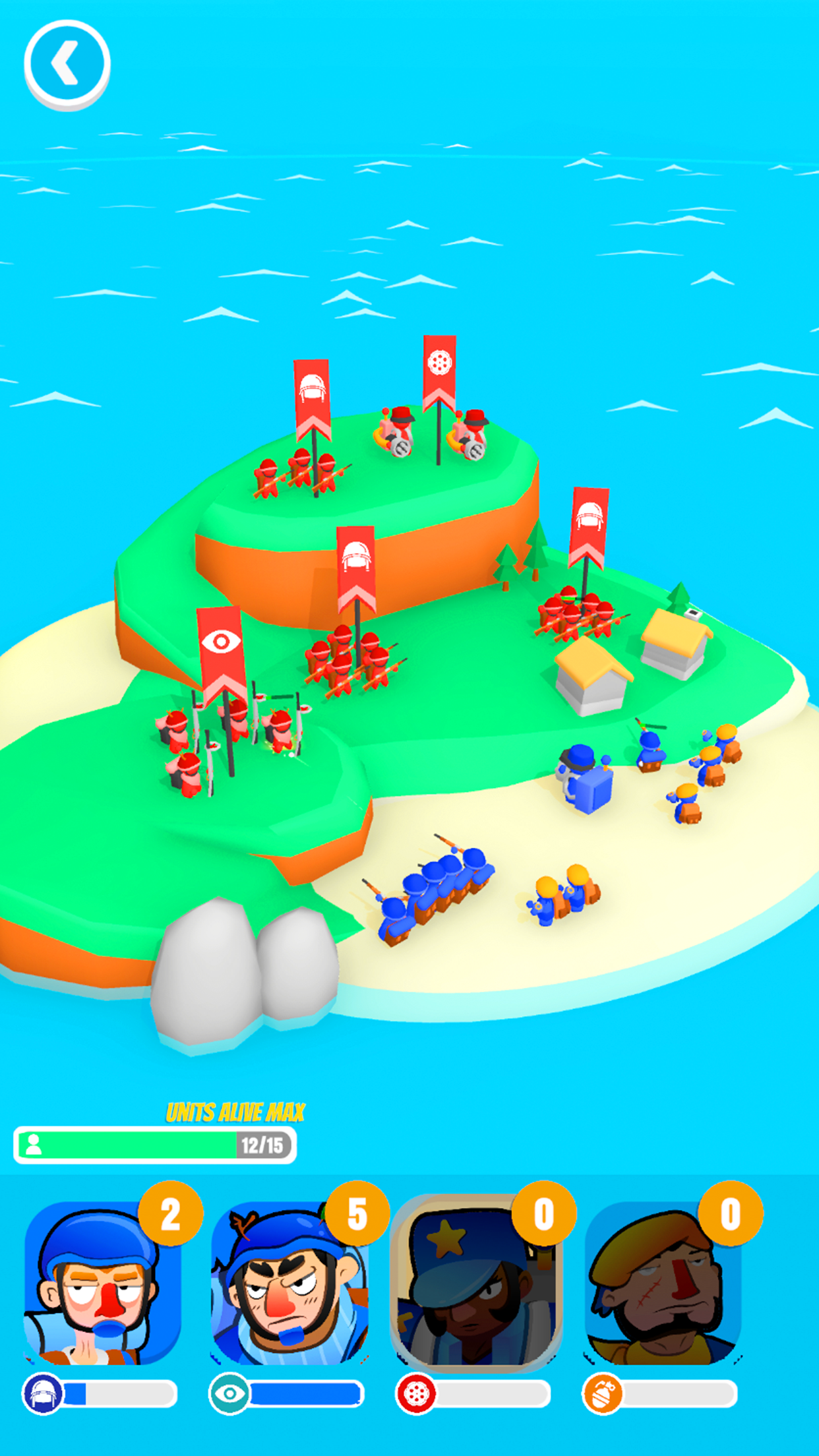 Cuplikan Layar Game Island War