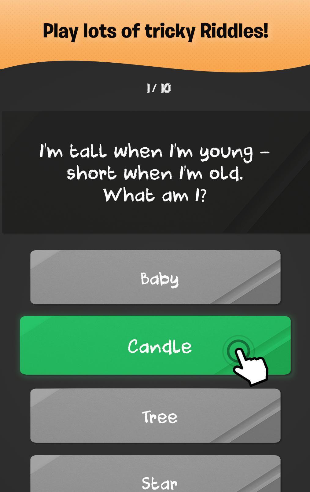 Riddles Test - 500 Brain Games Game Screenshot
