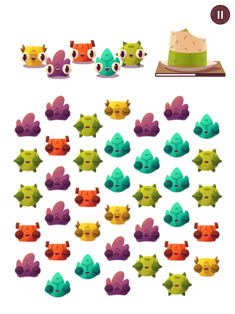 Monsters and Cake Game Screenshot