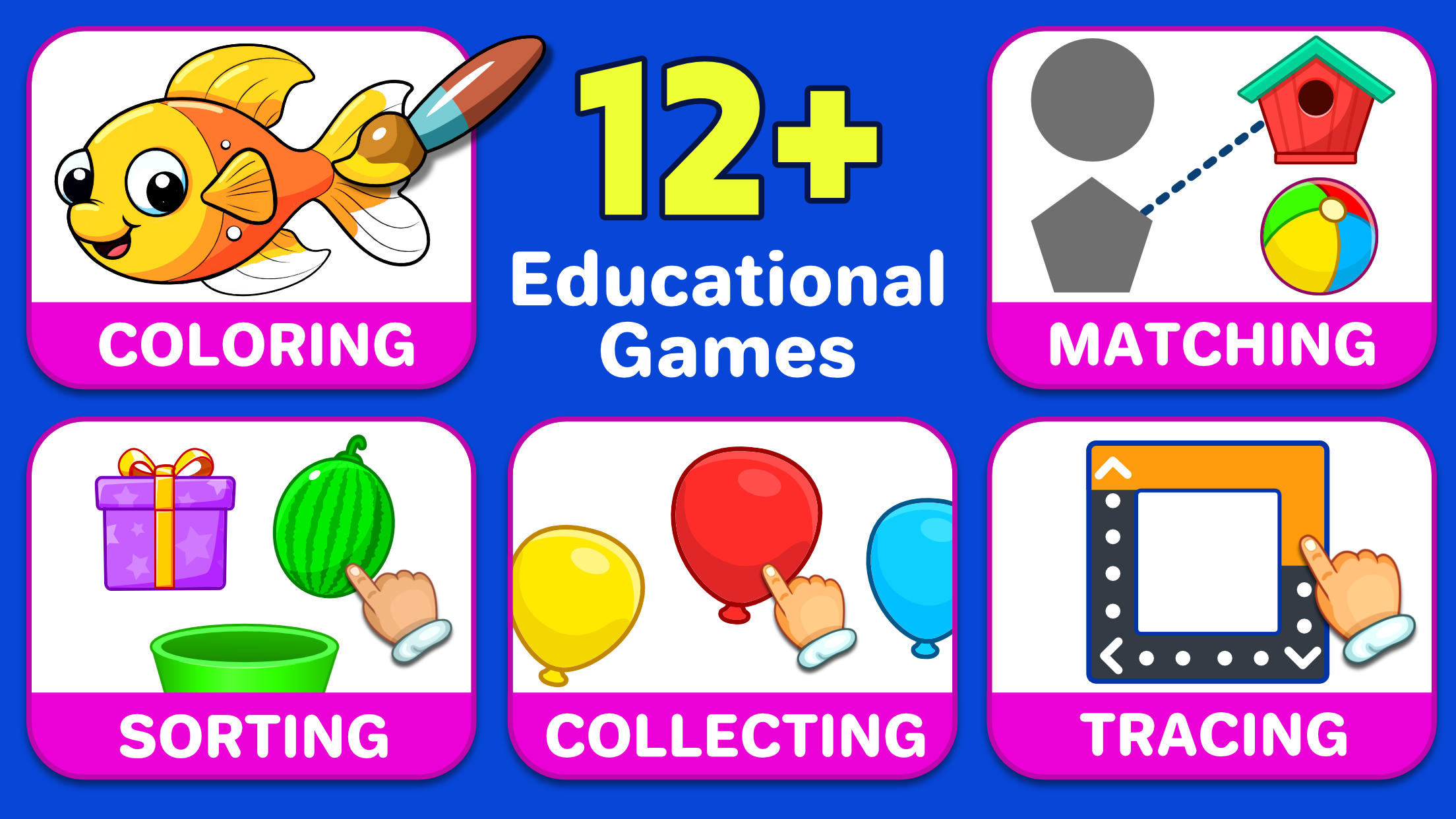 Colors & Shapes: Coloring game Game Screenshot