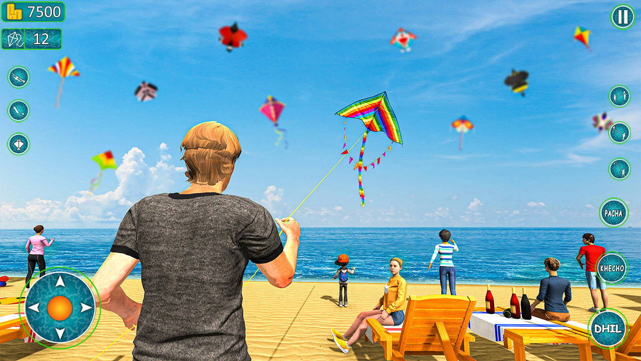 Cuplikan Layar Game Kite Basant: Kite Flying Games