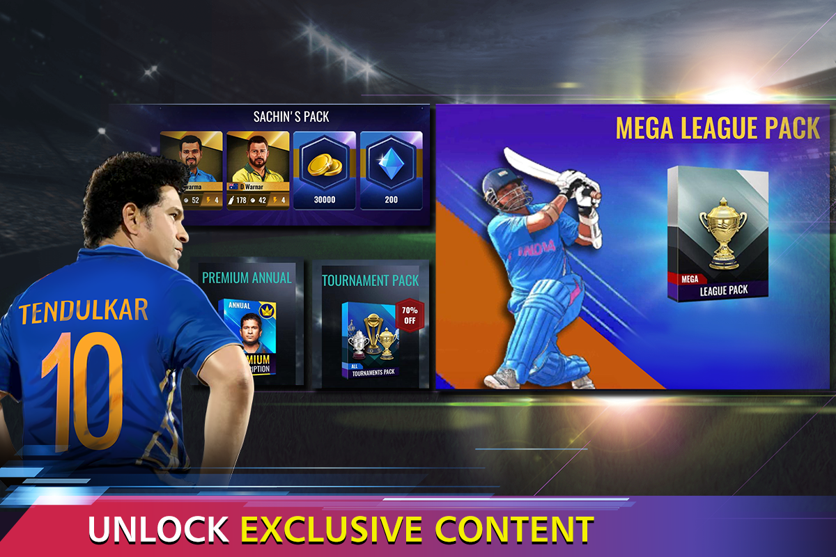 Sachin Saga Cricket Champions Game Screenshot