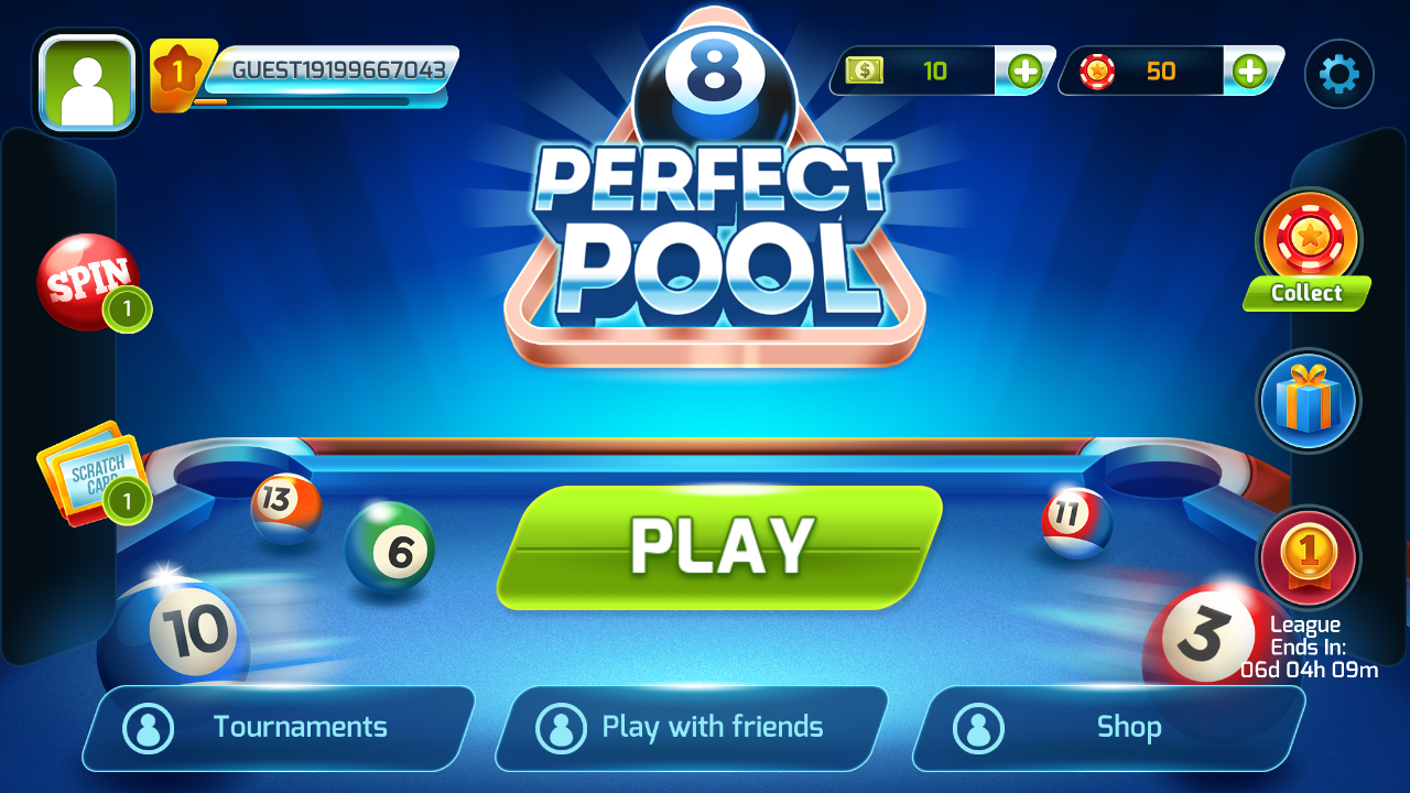 Perfect Pool Game Screenshot