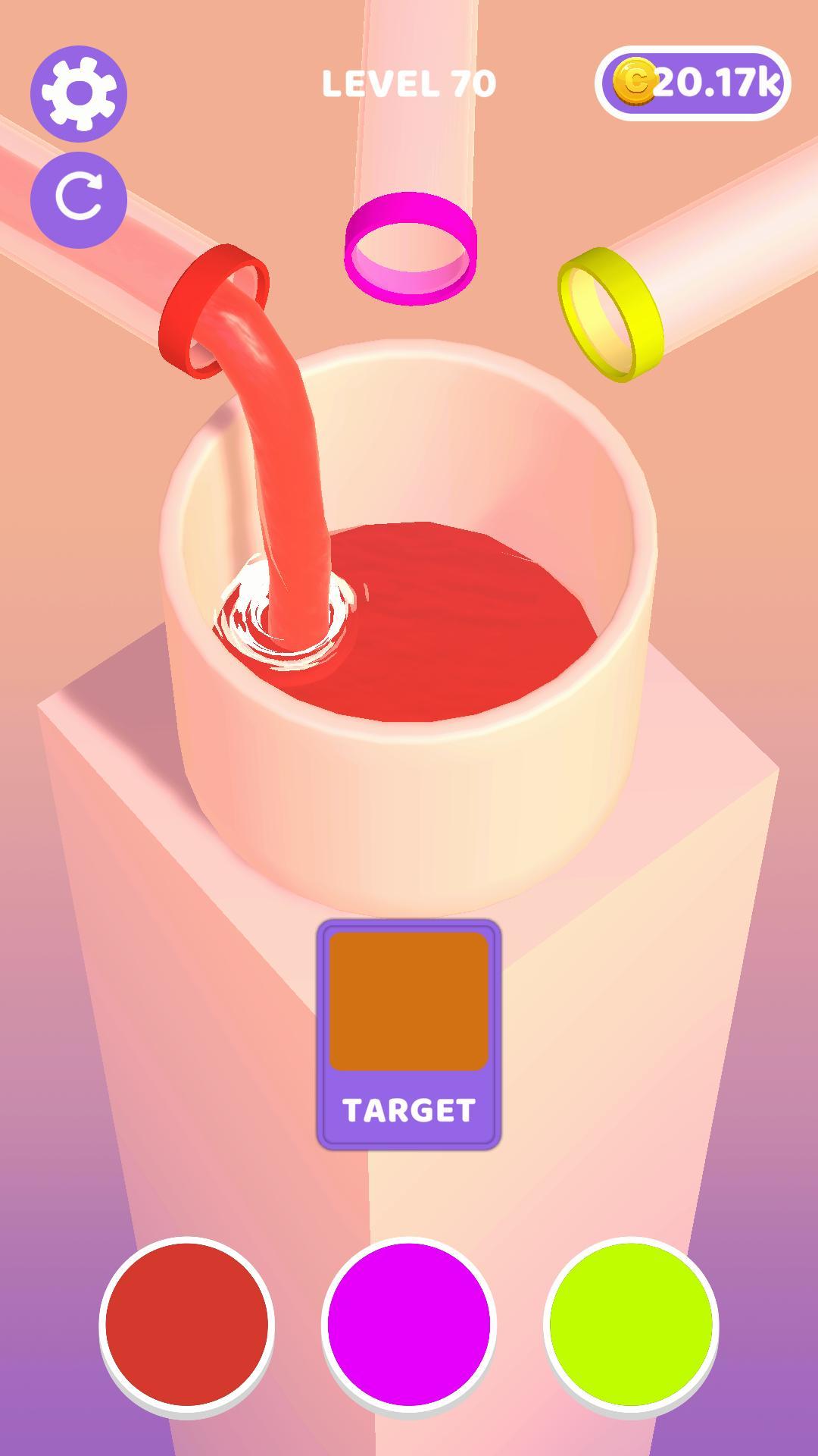Captura de Tela do Jogo Paint Mixing