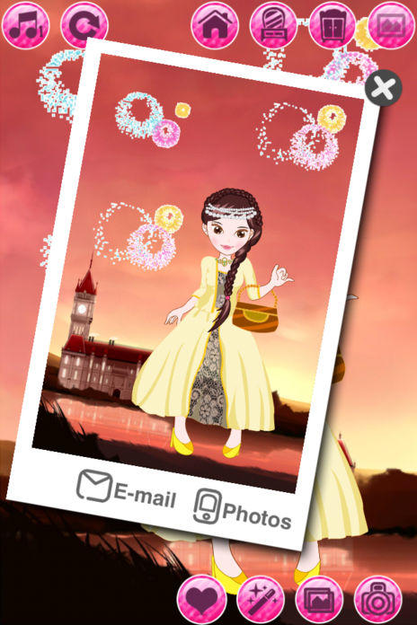 Screenshot of Beauty Princess: Dress up and Make up game for kids