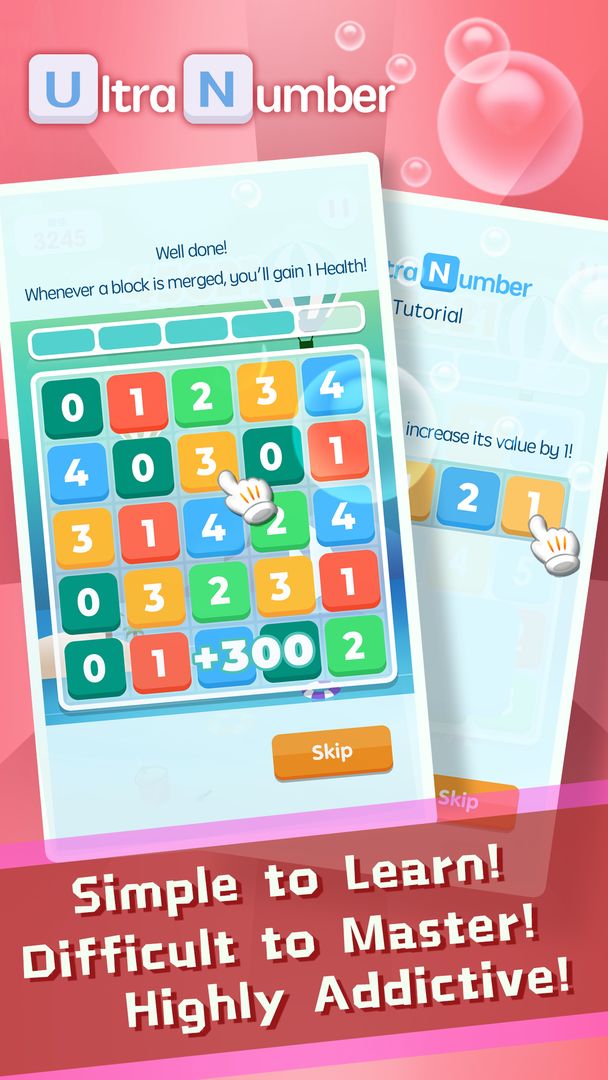 Screenshot of Ultra Number-Merge Block