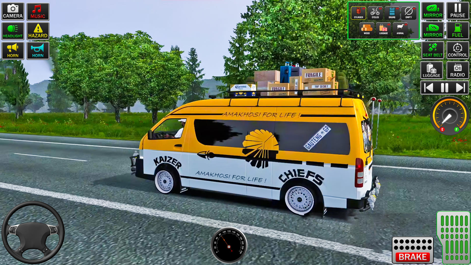 Captura de Tela do Jogo Dubai Van Simulator Van Games