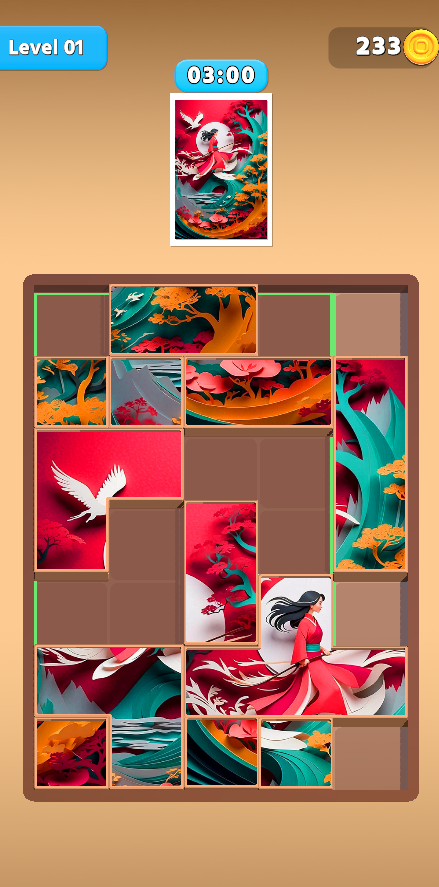 Art Blocks Sort Game Screenshot