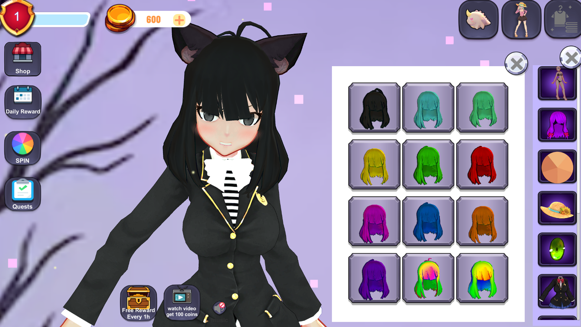 Screenshot 3 of life idol fashion 3d 