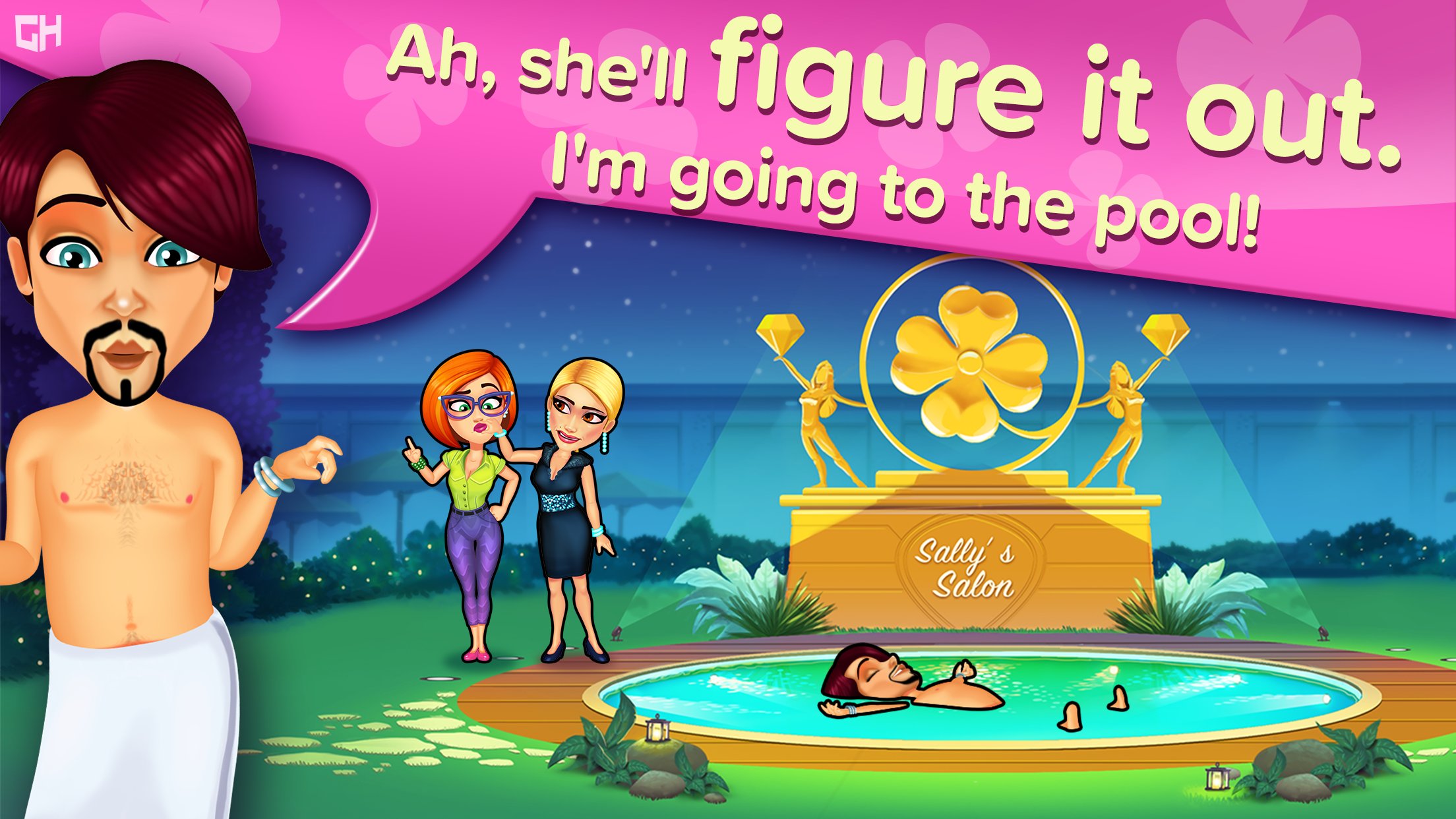 Cuplikan Layar Game Sally's Salon: Hair & Make-Up
