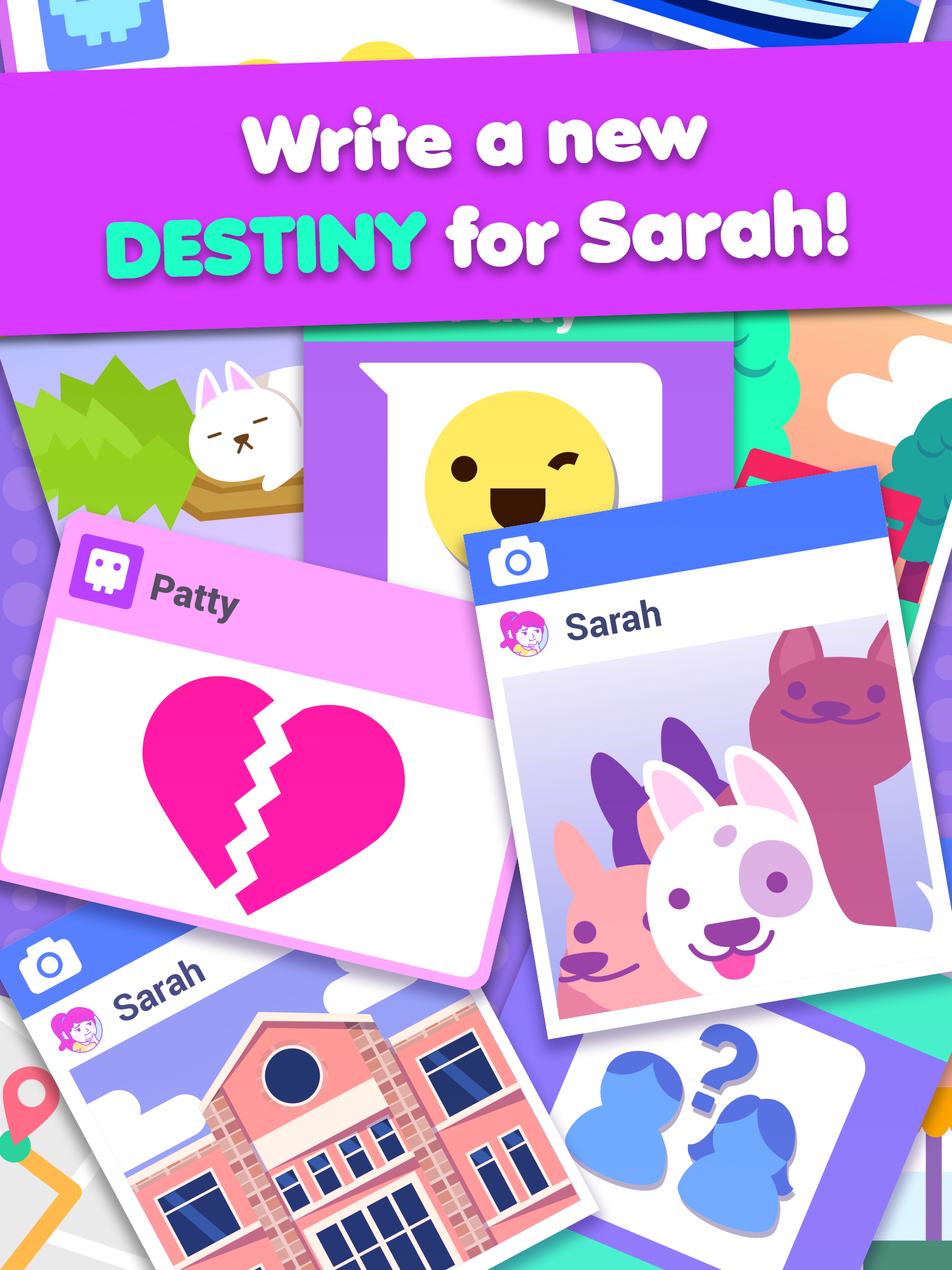 Captura de Tela do Jogo Sarah's Secrets - Interactive Story Drama Game