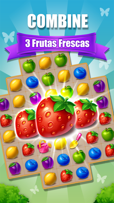 Captura de Tela do Jogo Fruits Farm: Match 3