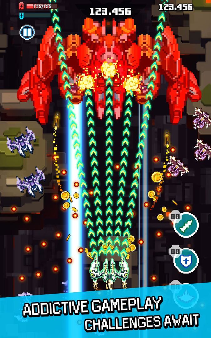 Screenshot of Pixel Shooter – Sky Force War
