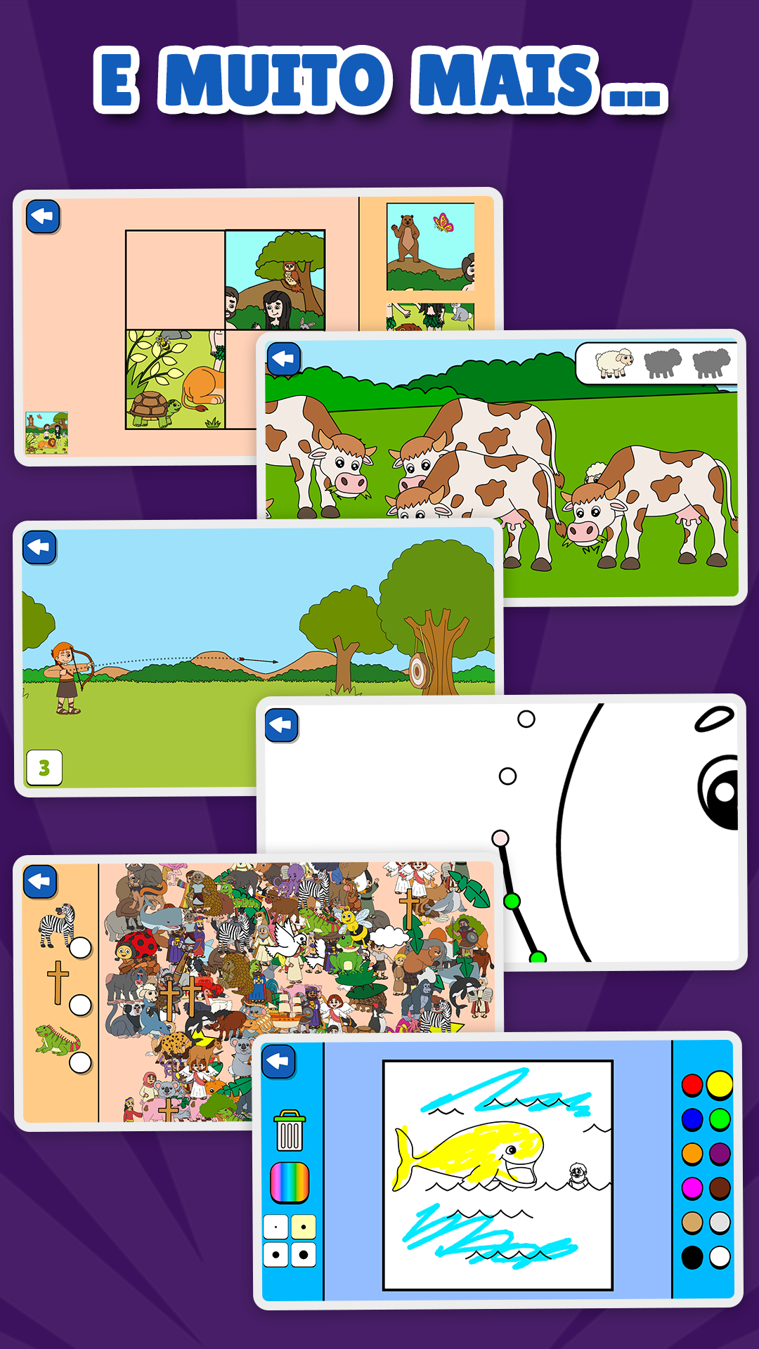 Captura de Tela do Jogo Jogos e Atividades Bíblicas