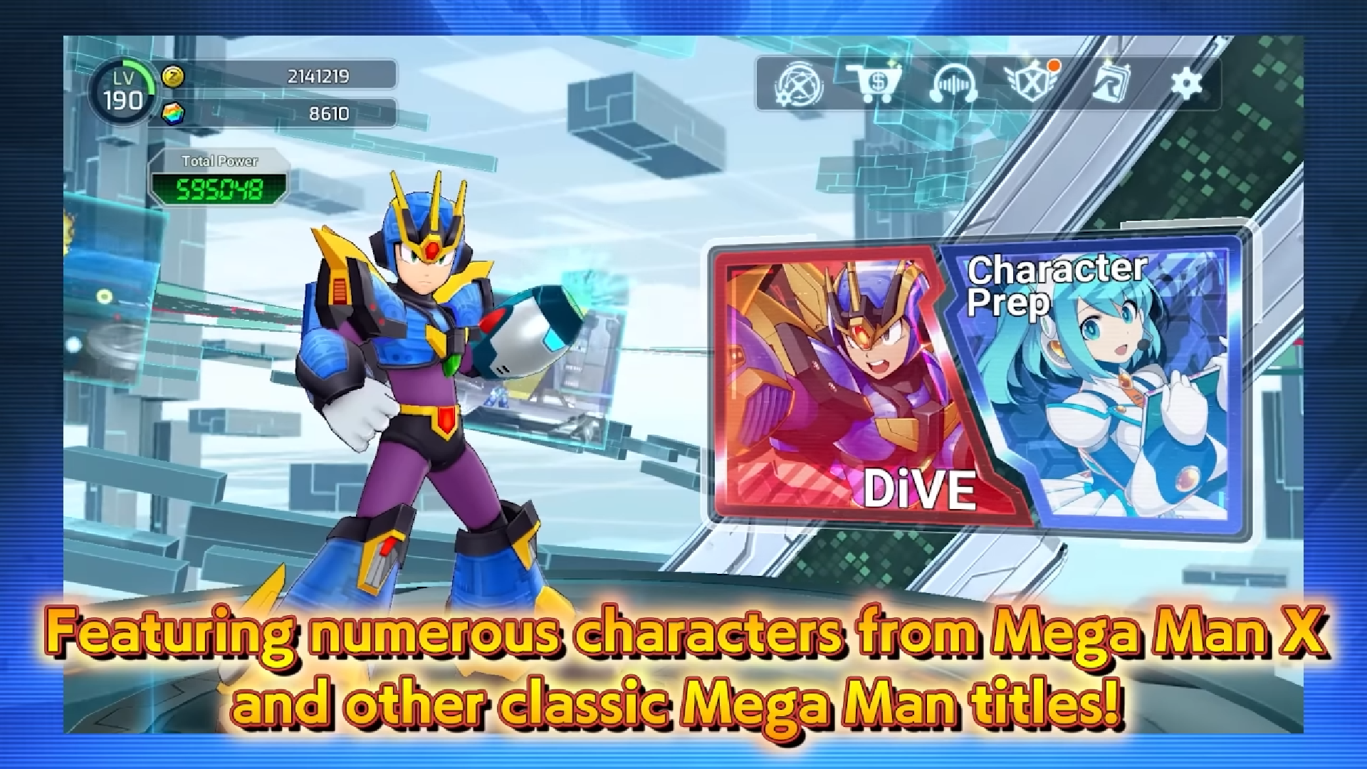 Mega Man X DiVE Offline 게임 스크린 샷