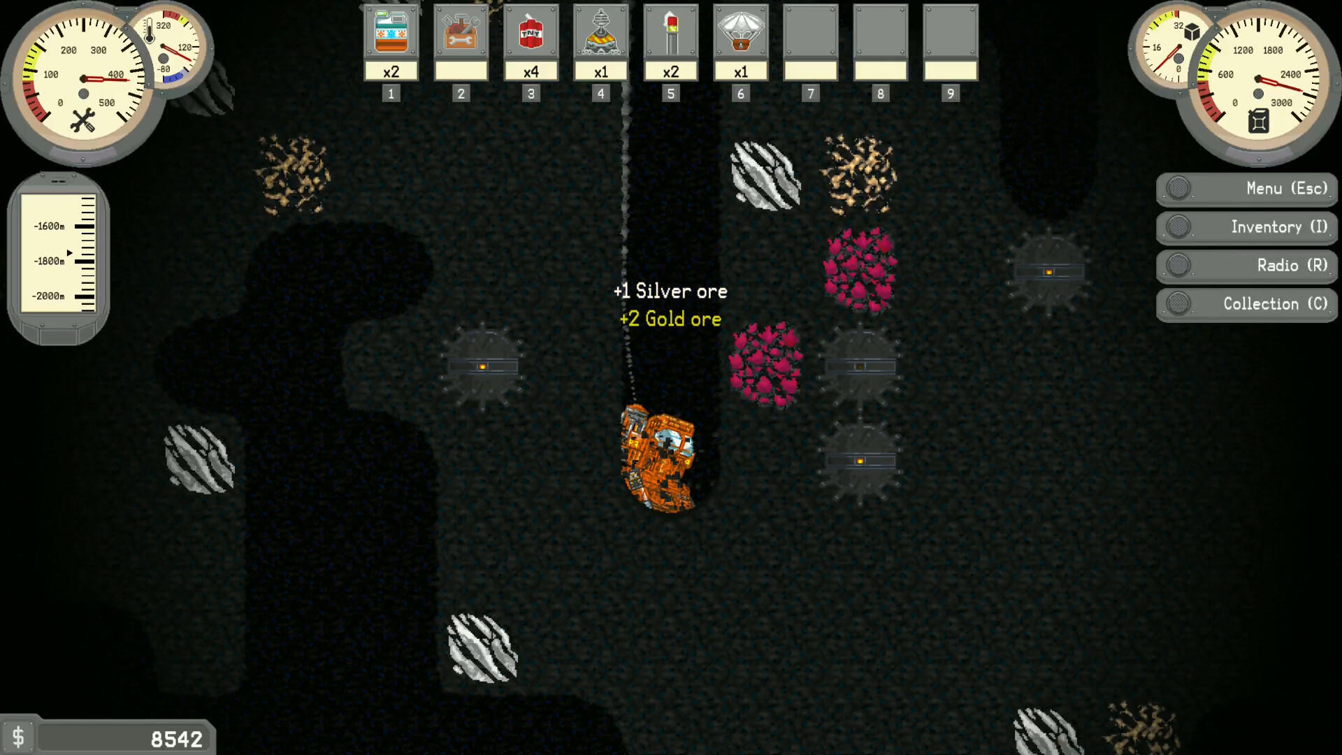 Ad Fundum screenshot game