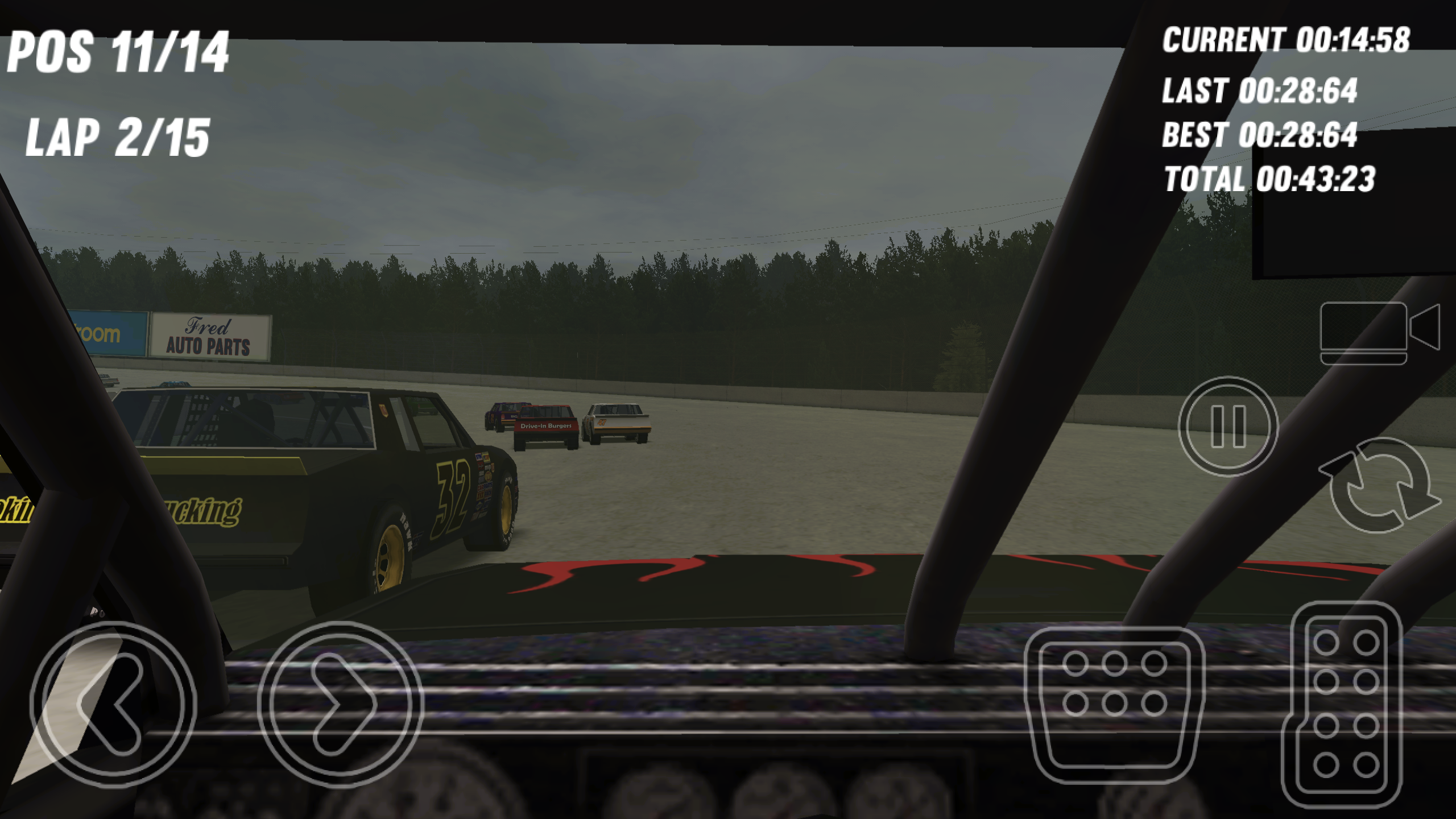 Thunder Stock Cars 2 Game Screenshot