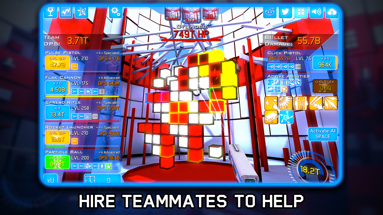 Time Clickers Game Screenshot