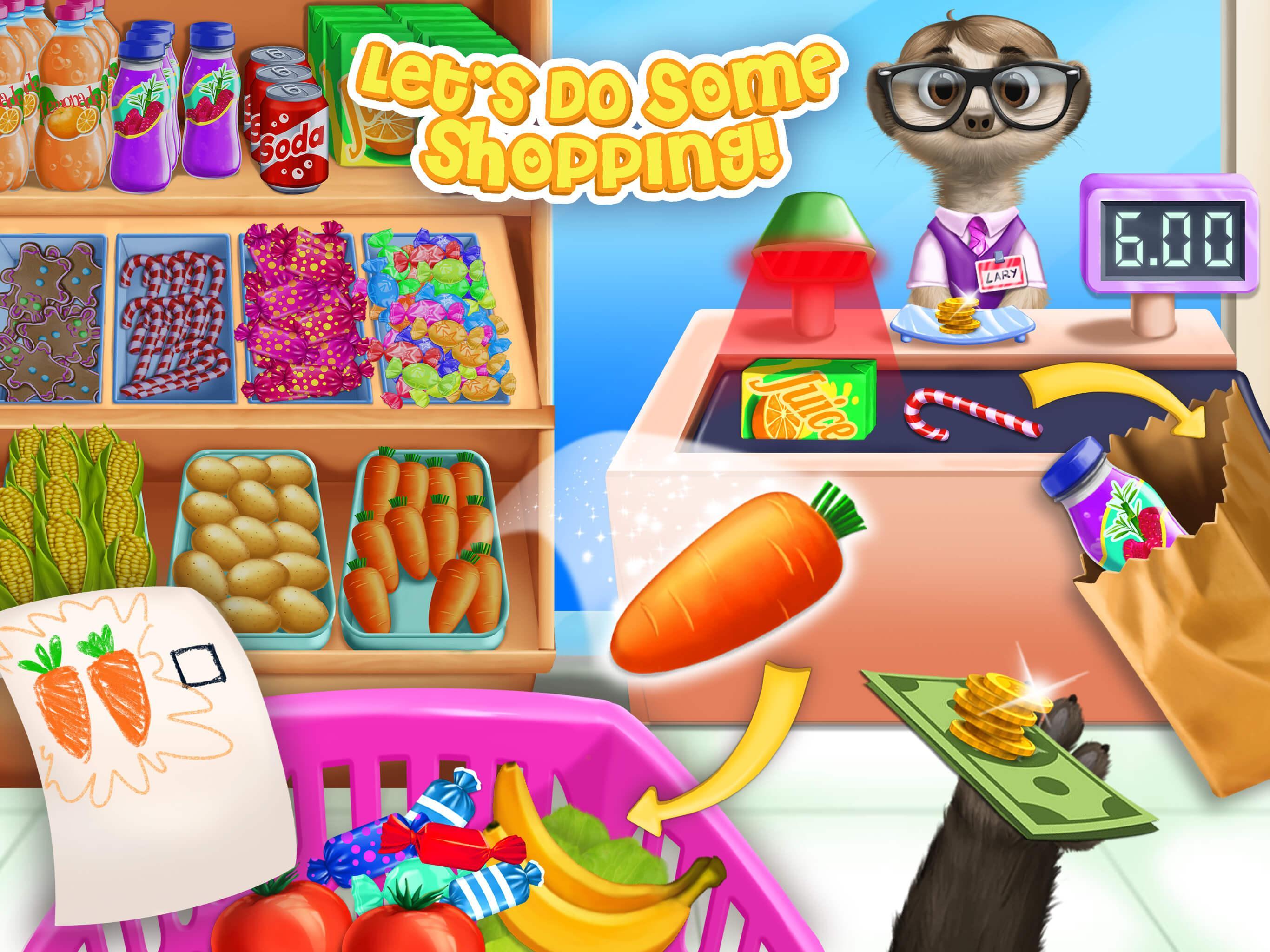 Panda Lu Baby Bear City Game Screenshot