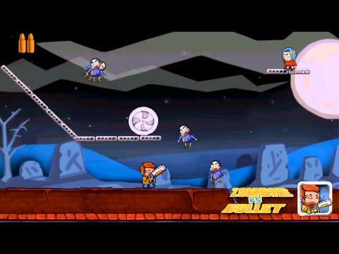 Screenshot of the video of Zombie vs Bullet