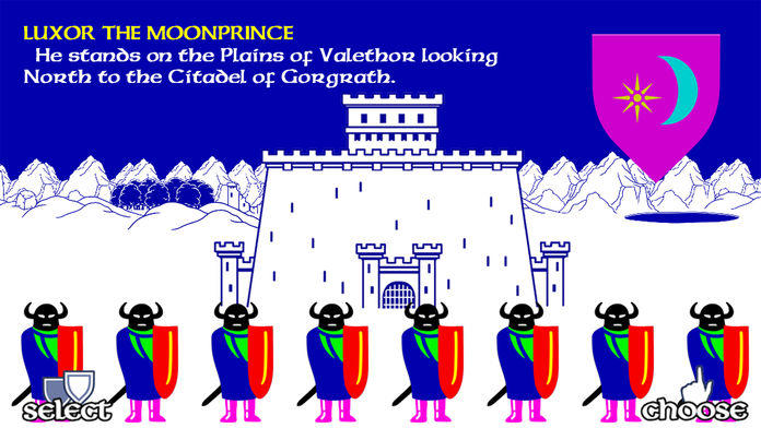 The Lords of Midnight Game Screenshot