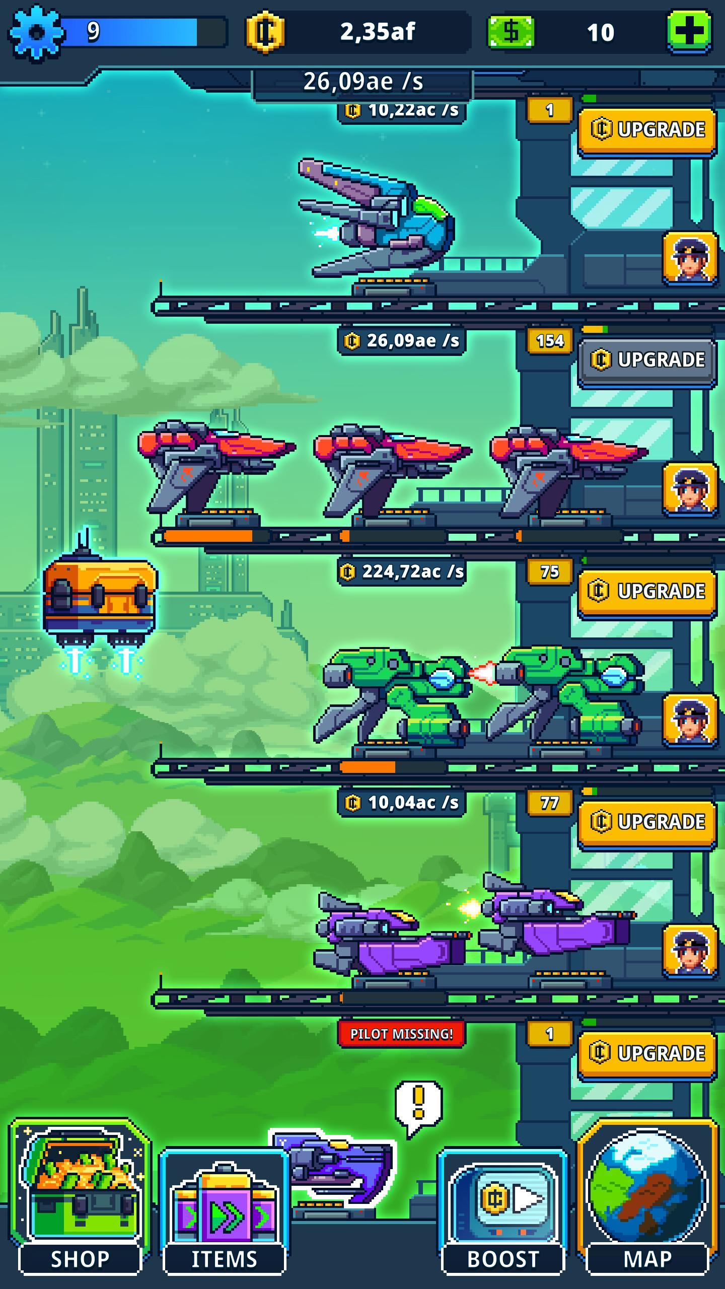Idle Space Manager Game Screenshot