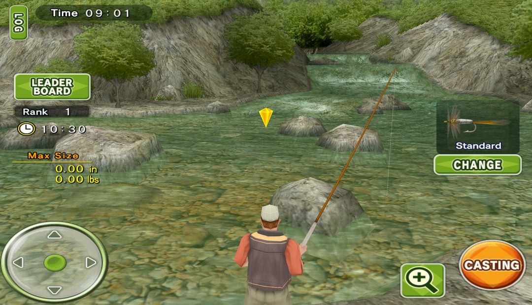 Screenshot of Fly Fishing 3D