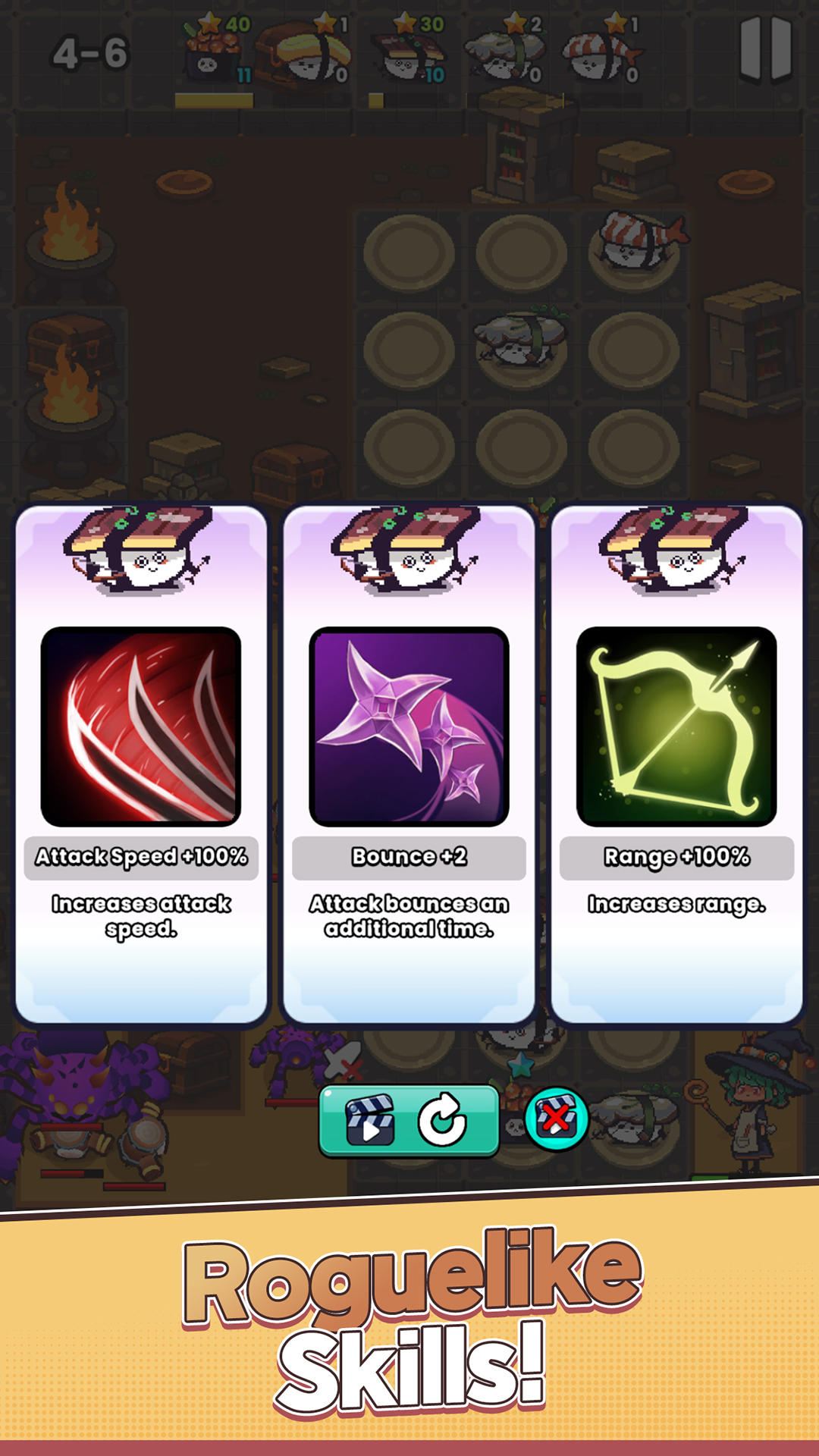 SushiMon Defense Game Screenshot