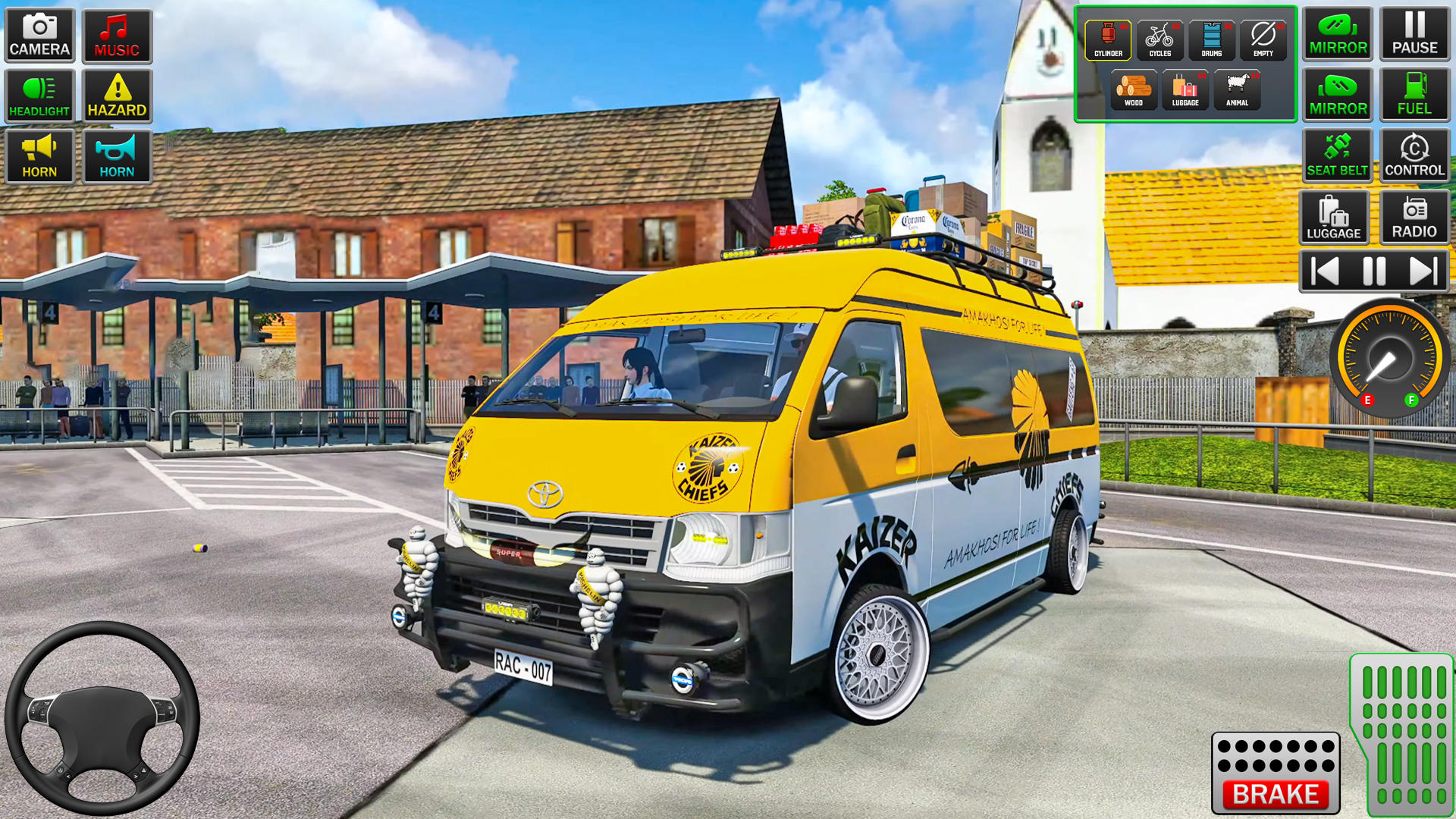 Captura de Tela do Jogo Dubai Van Simulator Van Games