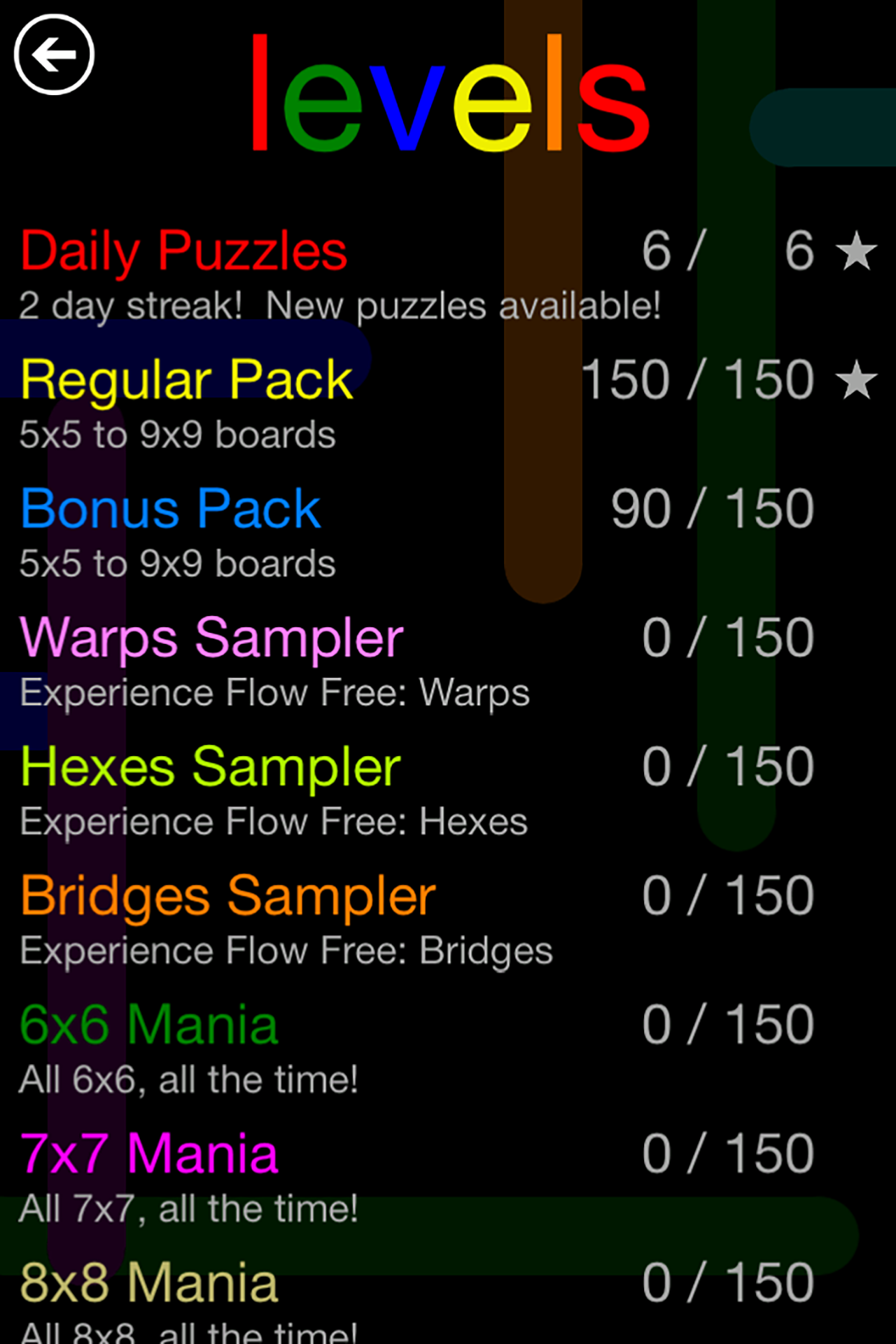 Flow Free Game Screenshot