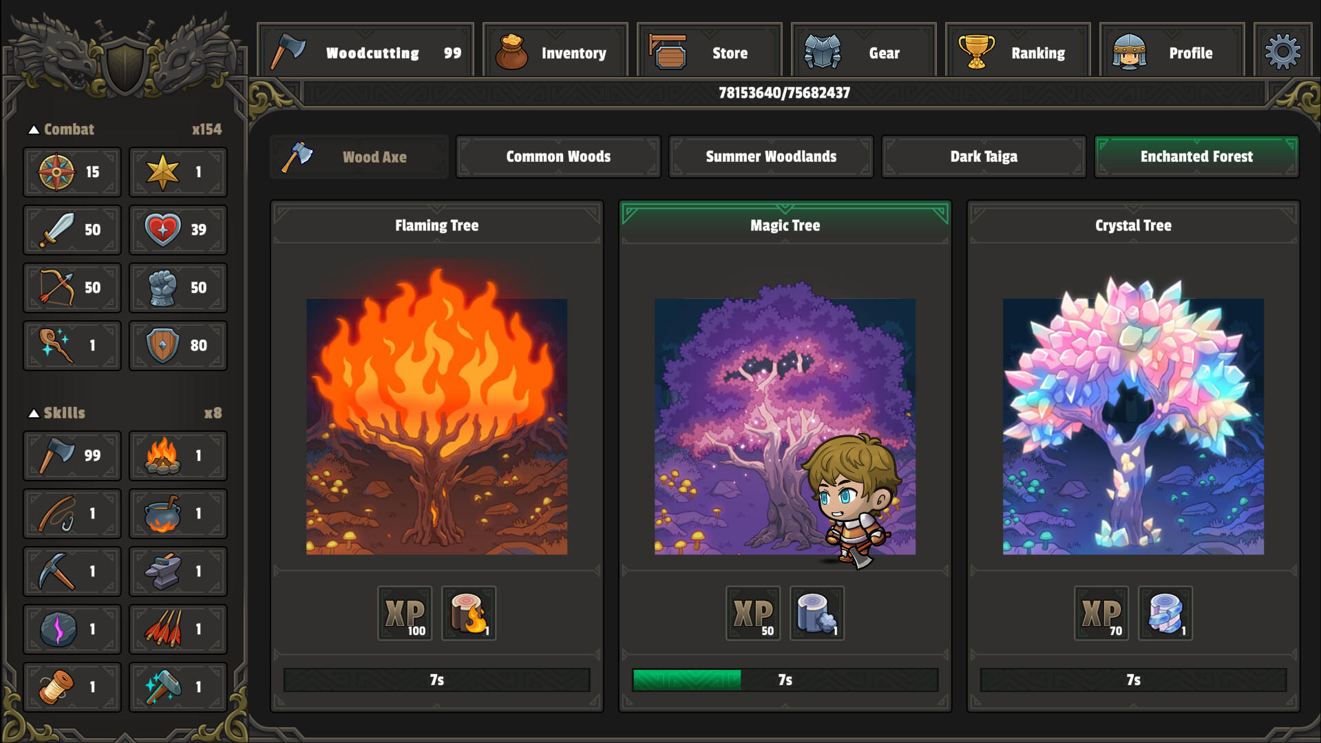 Rune Legacy Idle Game Screenshot