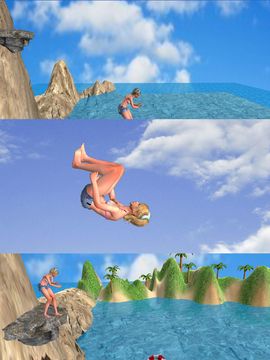 Hill Flip Dive Game Screenshot