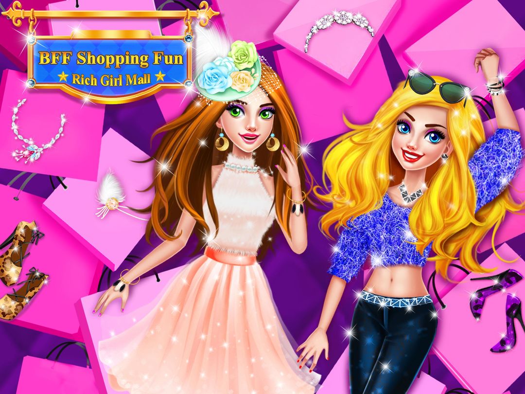Mall Girl: Rich Girls Shopping ❤ Dress up Games 게임 스크린 샷