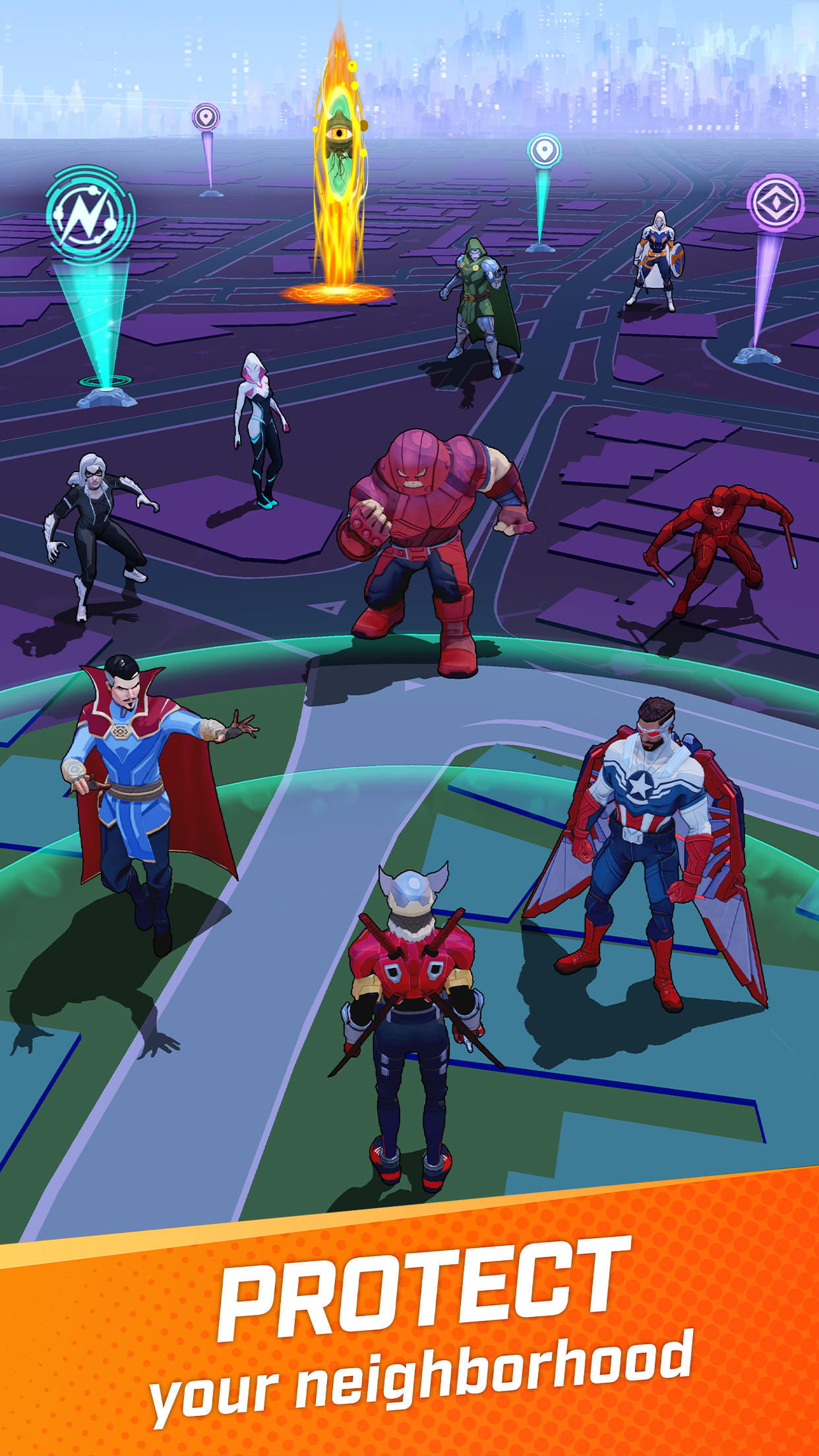 MARVEL World of Heroes Game Screenshot