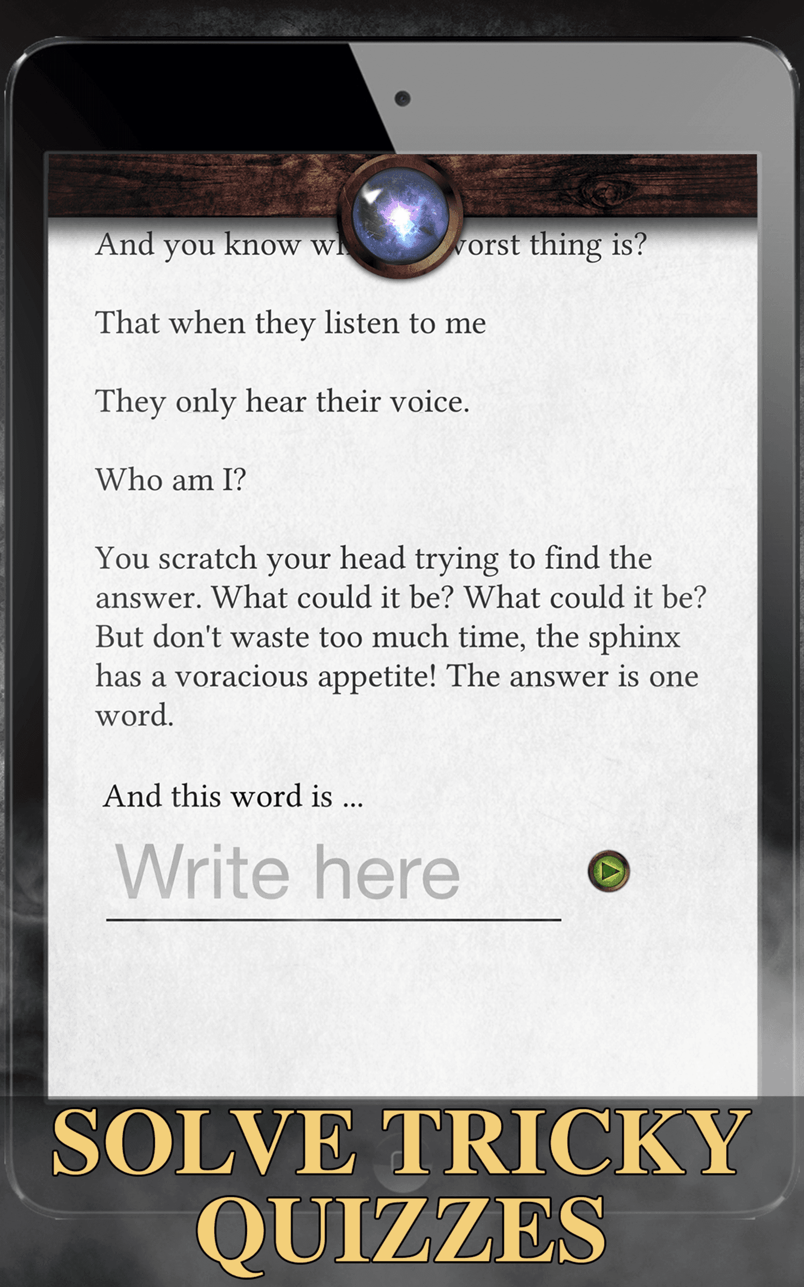 Sinister Fairground GAMEBOOK Game Screenshot