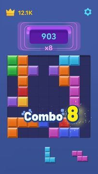 Blocky Puzzle - Relaxing Game Game Screenshot