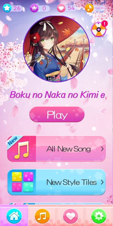 Screenshot 1 of Anime Songs Piano Tiles - Pianist Rhythm Game 