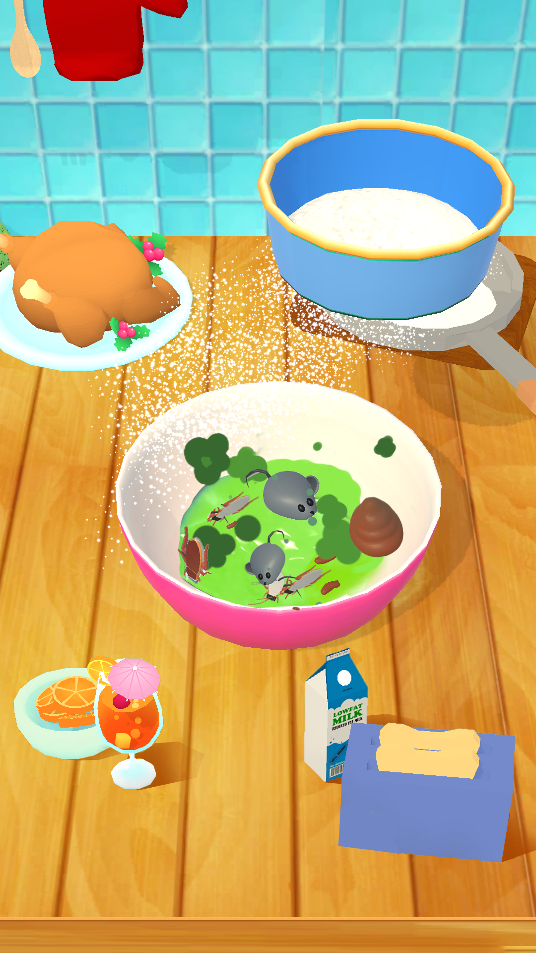 Screenshot of Grimaces Cake: Baking ASMR