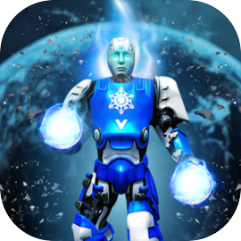Ice Hero Robot 3D: Flying Robot Fighting Game