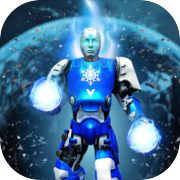 Ice Hero Robot 3D: Jeu de combat de robots volants