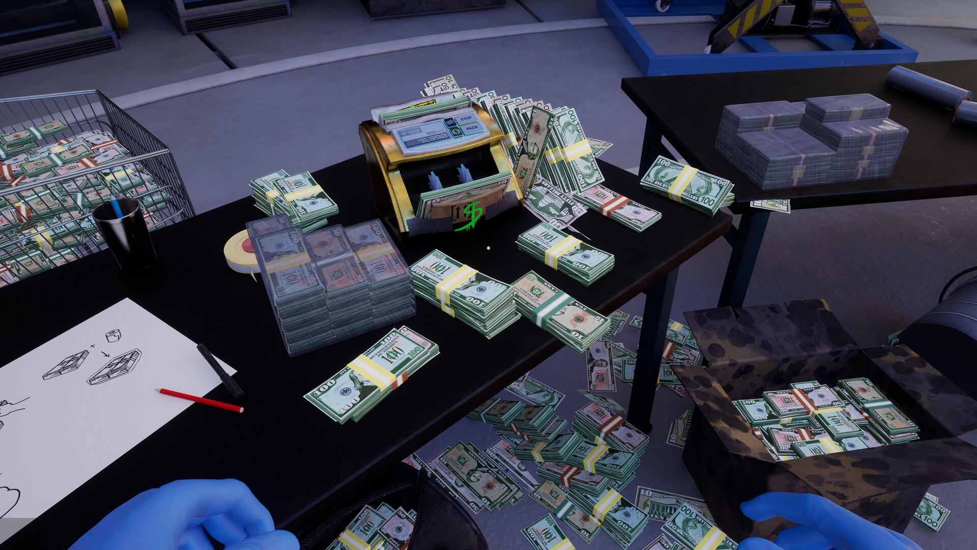 Screenshot of Cash Cleaner Simulator