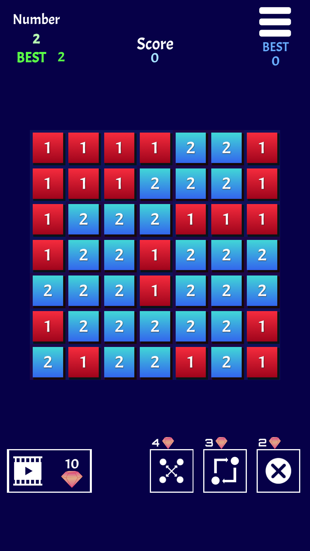 Chain Crush 24 Puzzle | Drag and Merge Digit Chain ภาพหน้าจอเกม