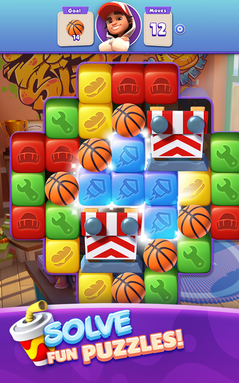 Subway Surfers Blast Game Screenshot