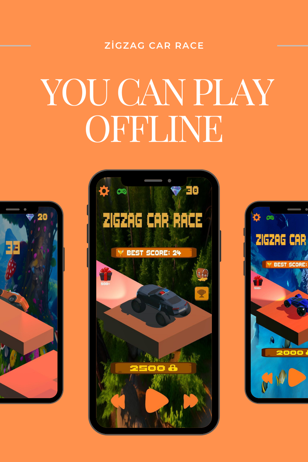 ZigZag Car Race Latest Version for Android/iOS APK - TapTap