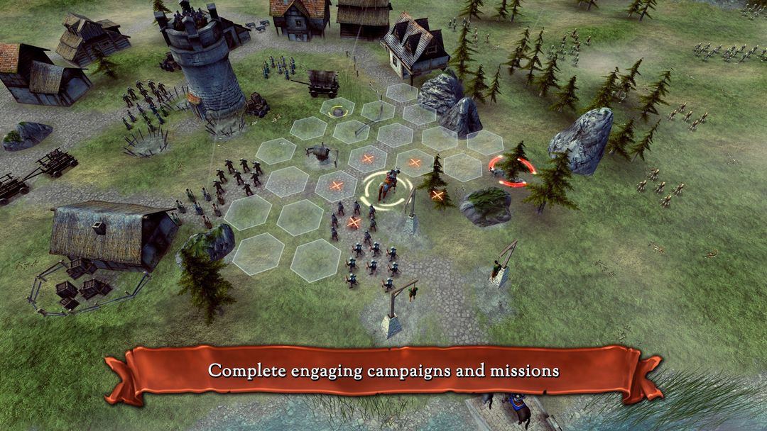 Hex Commander: Fantasy Heroes screenshot game