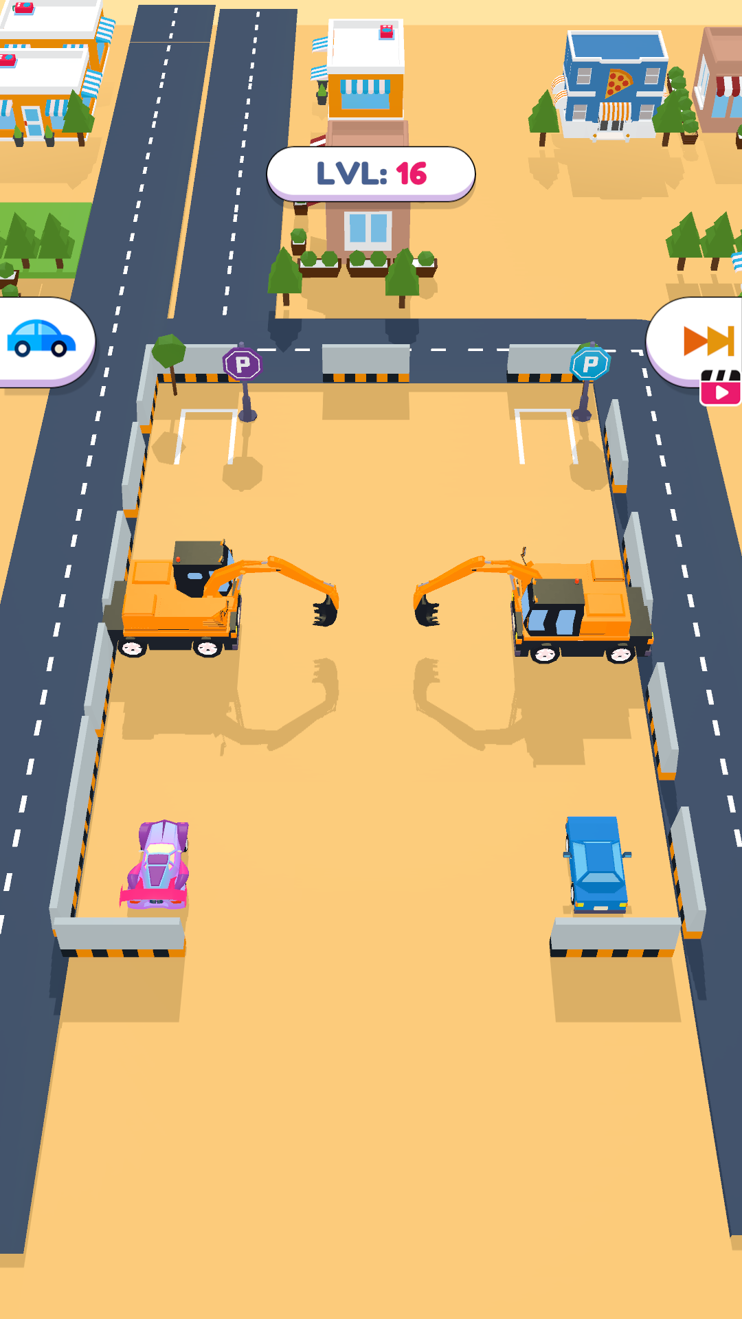 Car Park Puzzle Game Screenshot